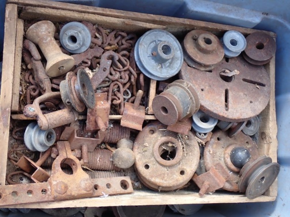 Wooden Box with Hardware