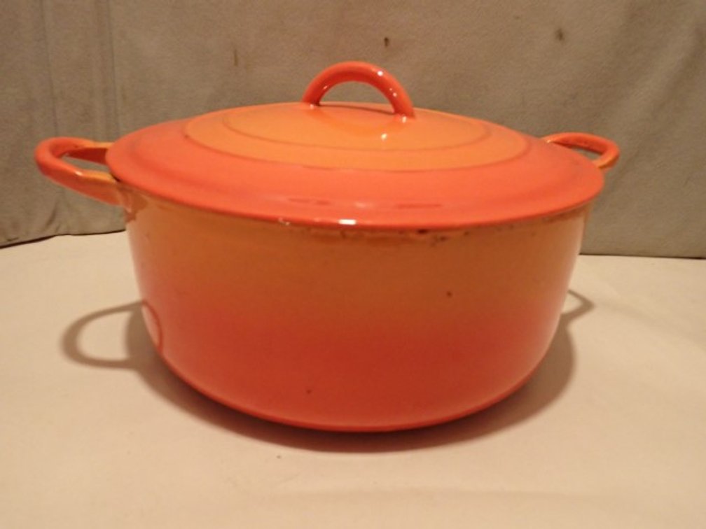 Le Creuset In Classic "Flame" Color