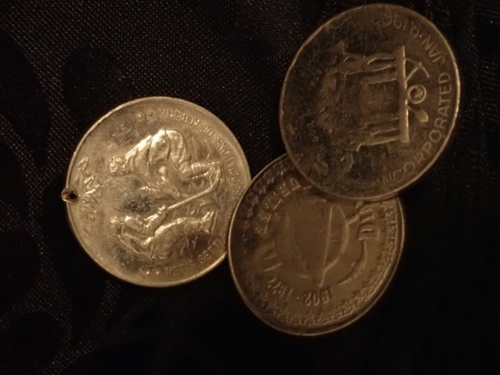 Dawson City Diamond Jubilee Medallions
