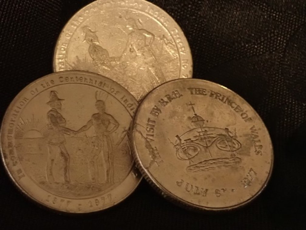1977 Blackfoot Crossing Commemorative Medal for Treaty No.7