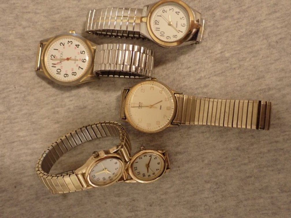 Collection of watches with waterproof Timex