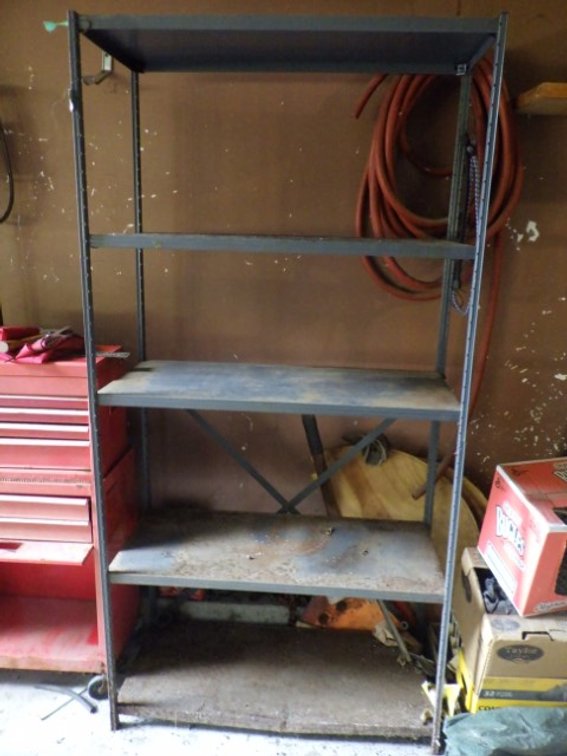 Industrial-Style Metal Storage Unit