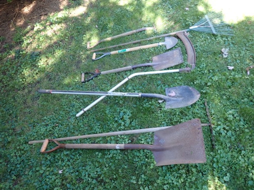 Scythe, Shovels & More