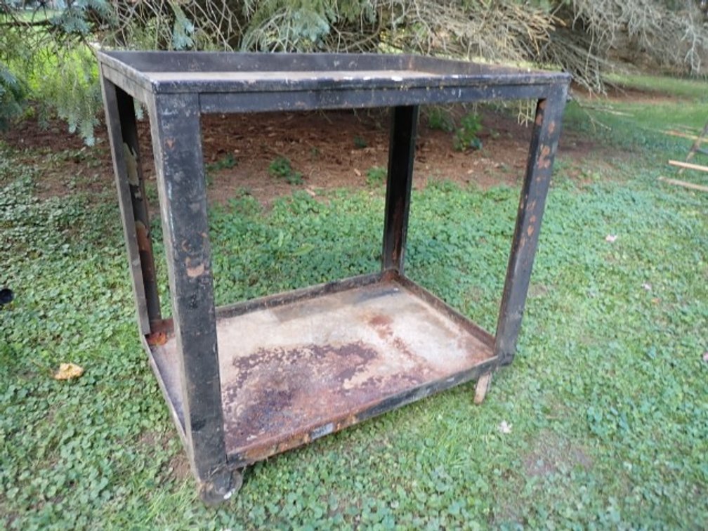 Metal Shelving Cart
