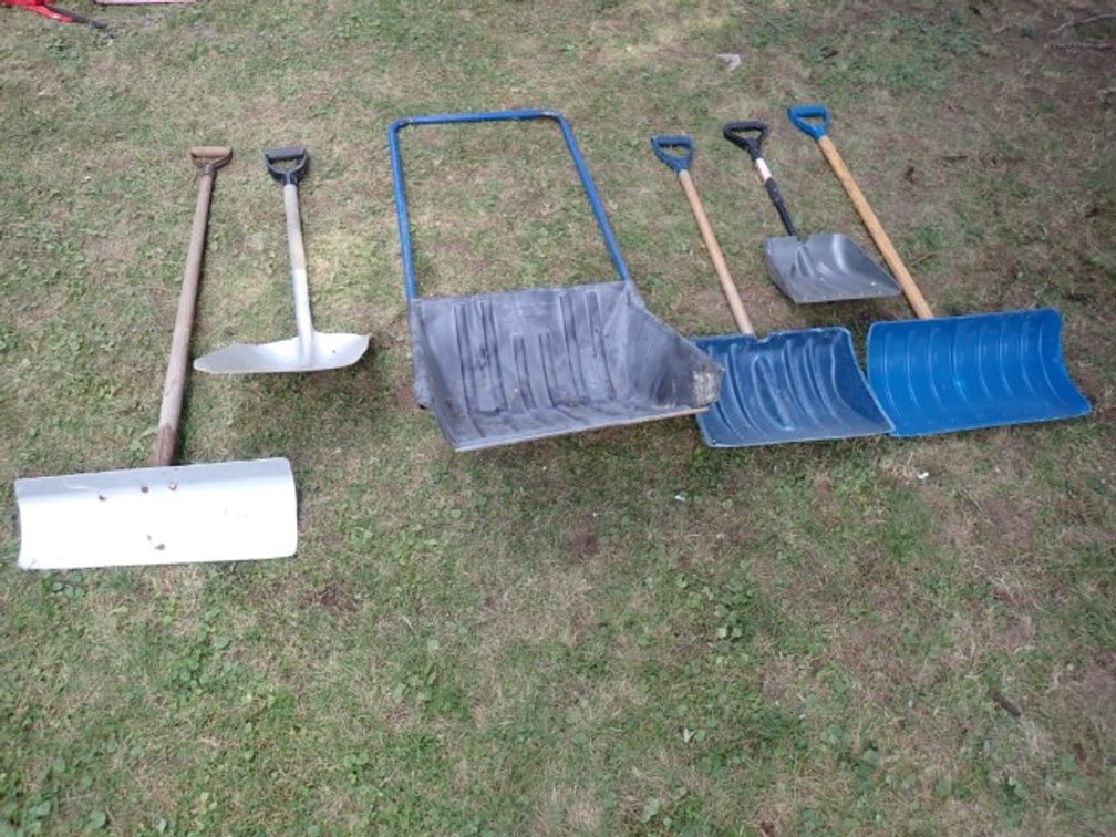 Various Winter Shovels