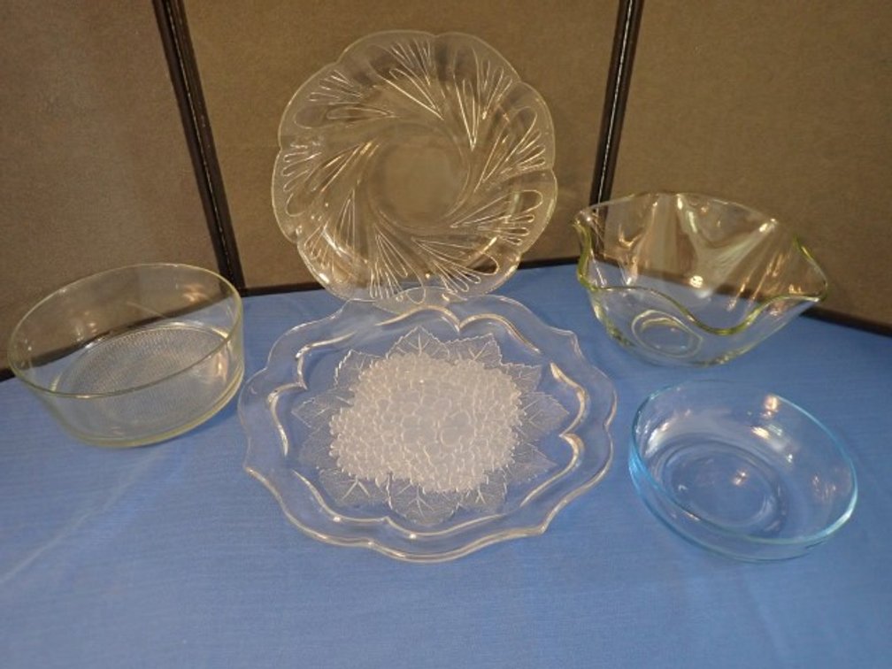 Decorative Glass Platters & More