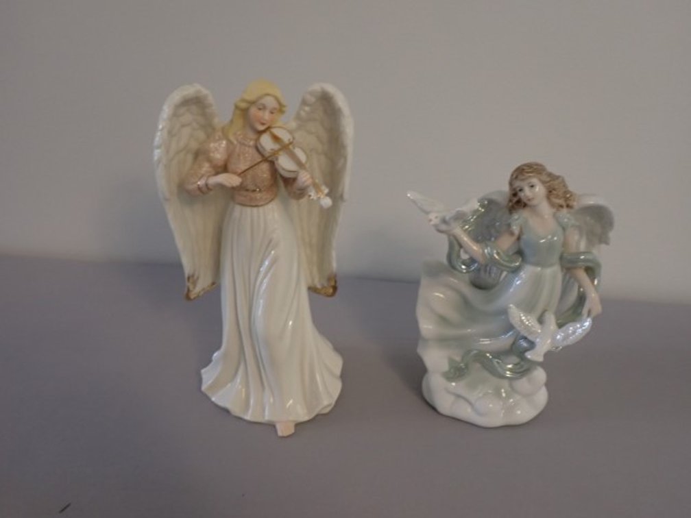 Musical Carlton Porcelain Angel+