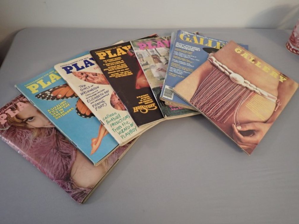 Vintage Playboy Magazines+