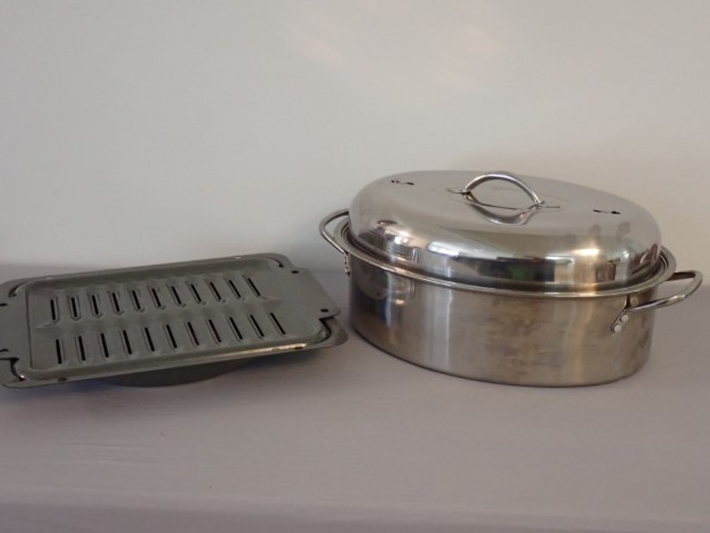 Stainless Steel Roasting Pan & Roasting Rack