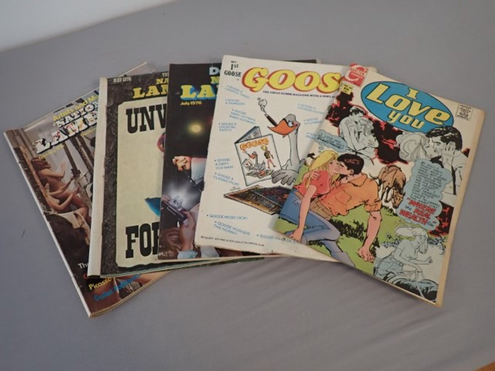 Vintage Humour, Satire & Romance Publications