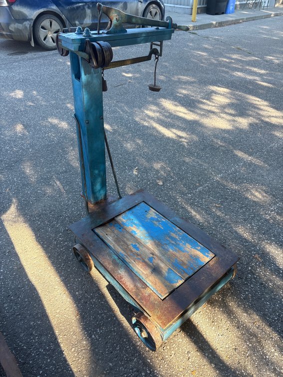 Platform balance beam scales