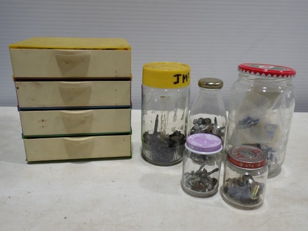 Modular Storage Organizer with Contents & Misc Hardware