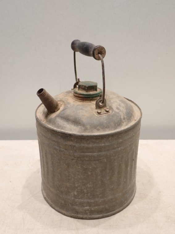 Galvanized  Metal Gas/Oil Can