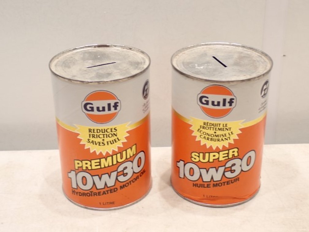 Motor Oil Coin Banks