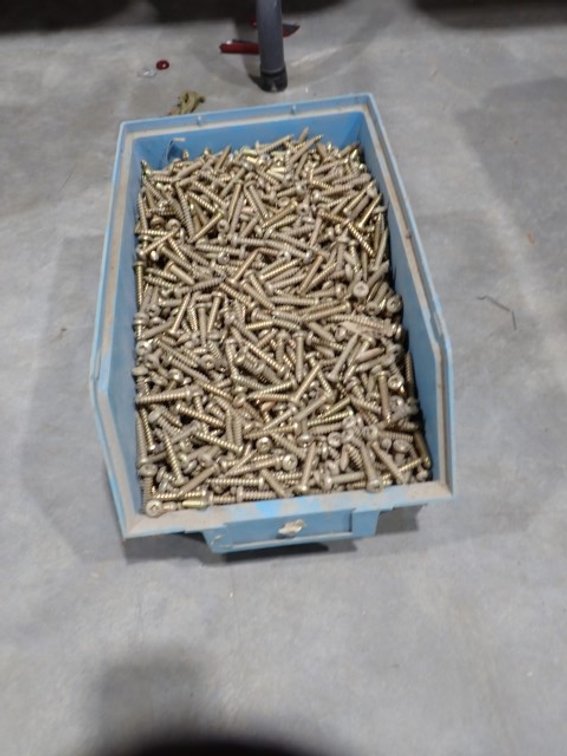 NEW Gold-Zinc Plated  Screws
