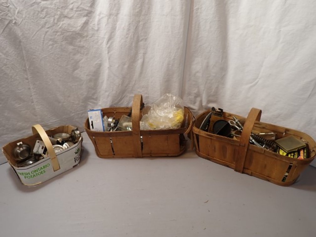 Selection of stainless steel oven thermometers and more workshop items