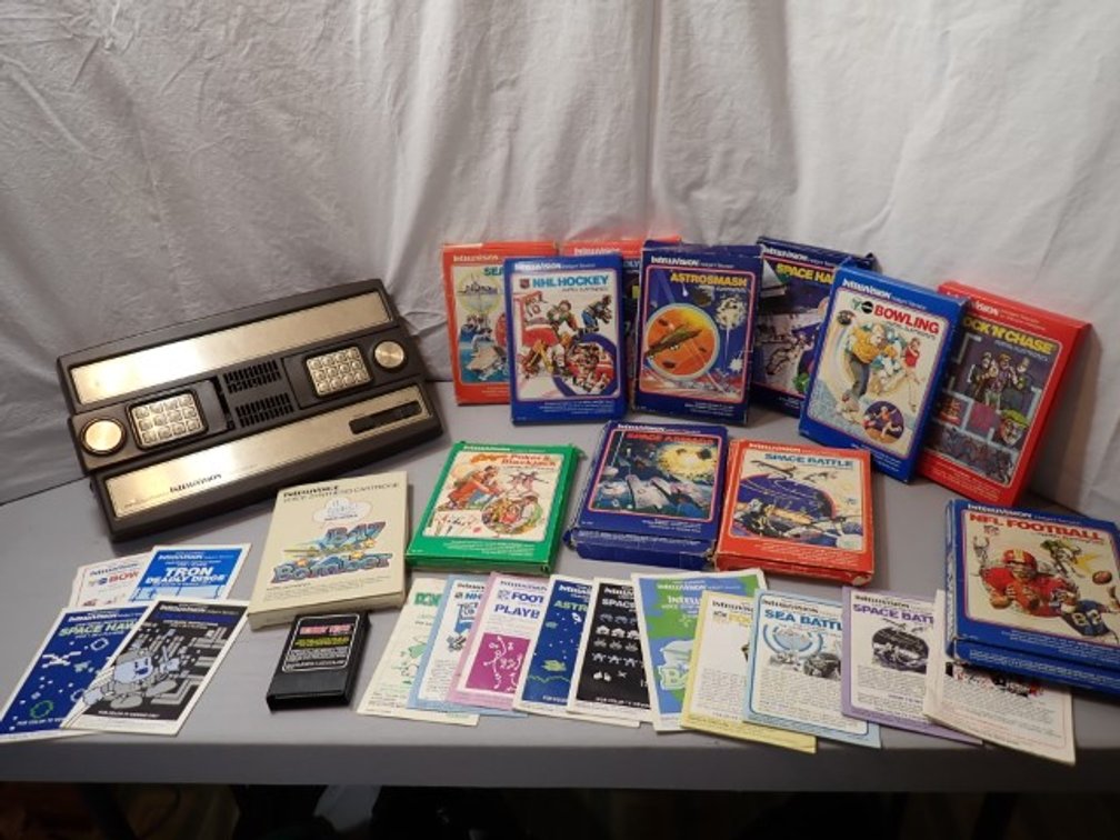 Mattel Electronics Game Console & Games