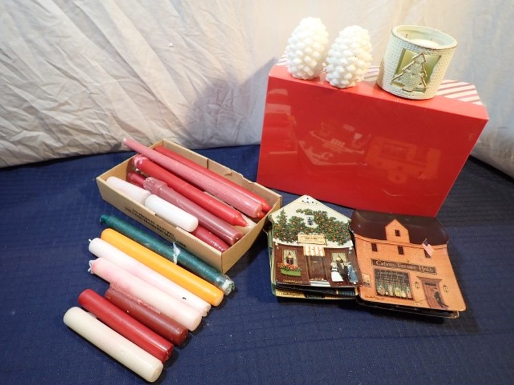 Wysocki Folktown Bradford Exchange & Candle Assortment