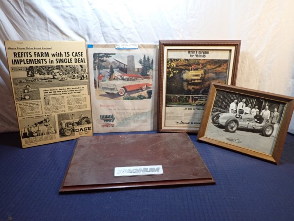 Vintage Racing Photo & Ephemera Lot