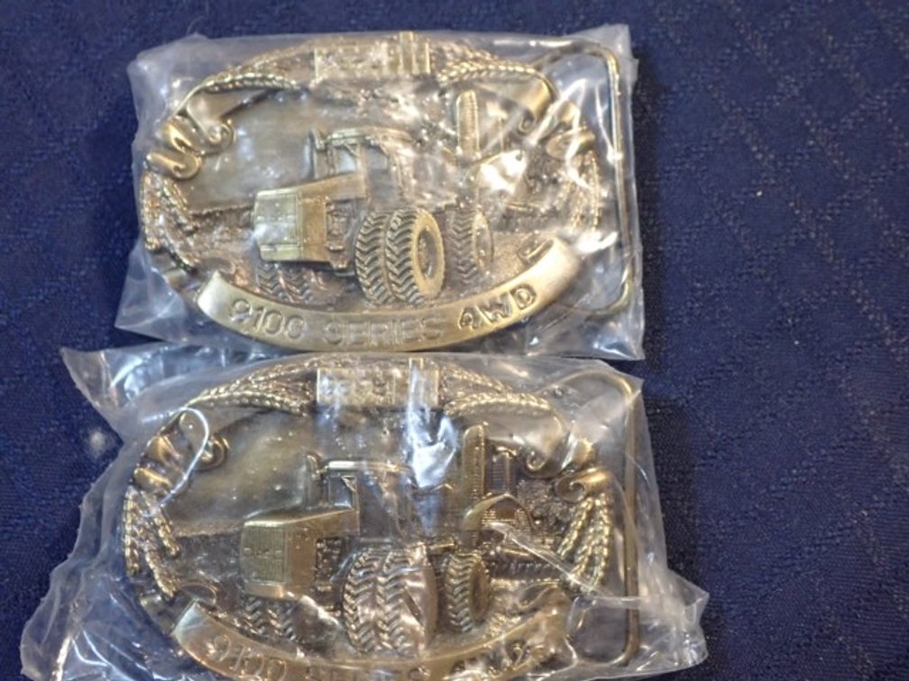Two Case / International Harvester Belt Buckles