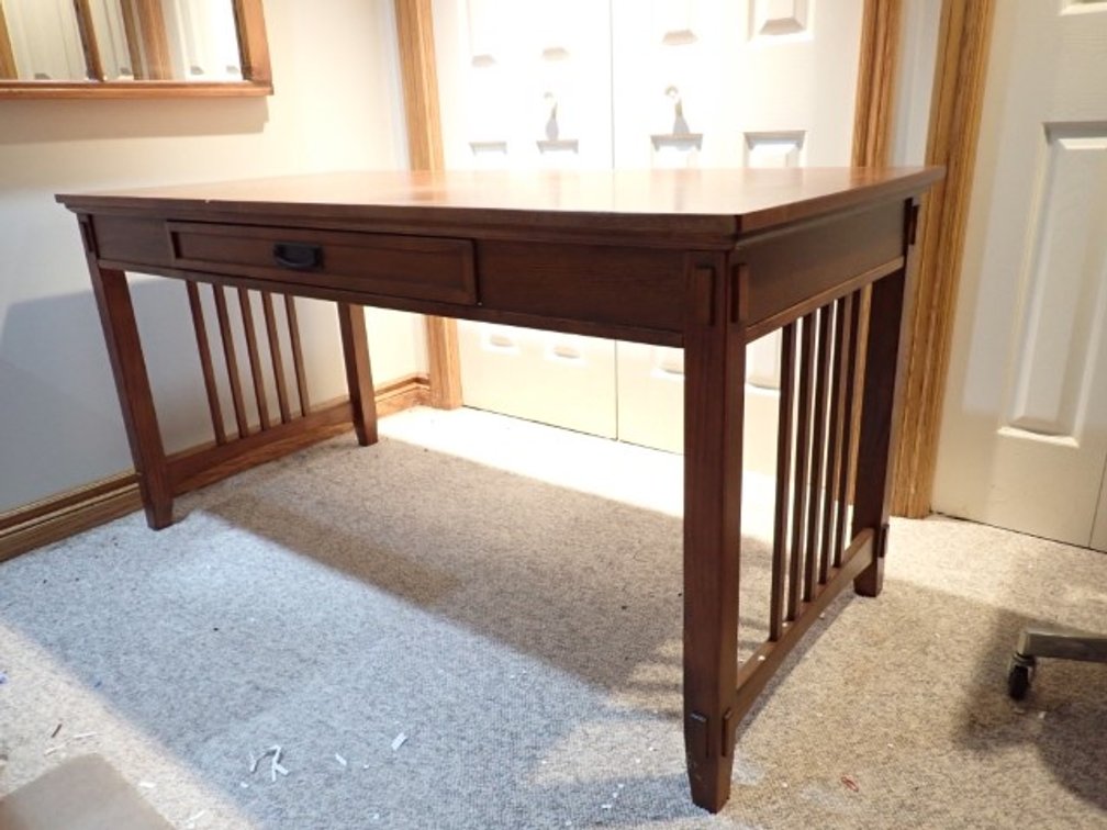 Mission Style Library Desk