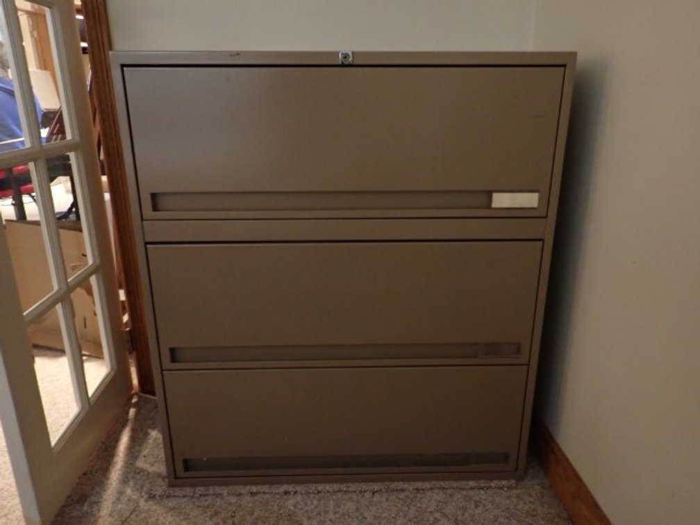 Vintage Metal Filing Cabinet