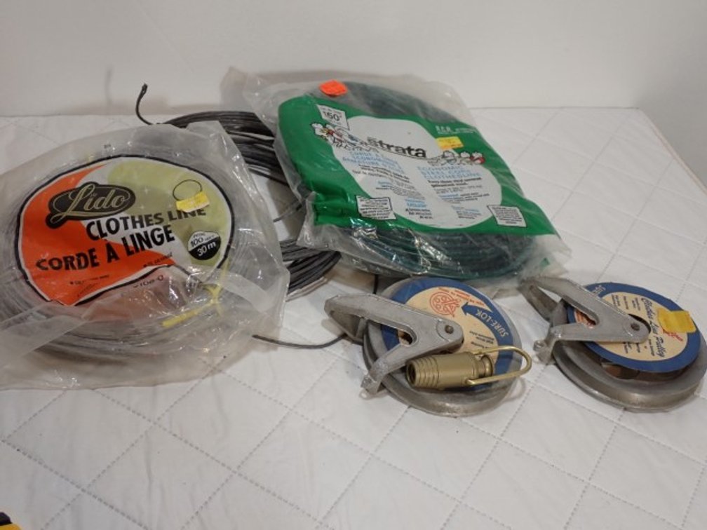 NEW Clotheslines & Pulleys