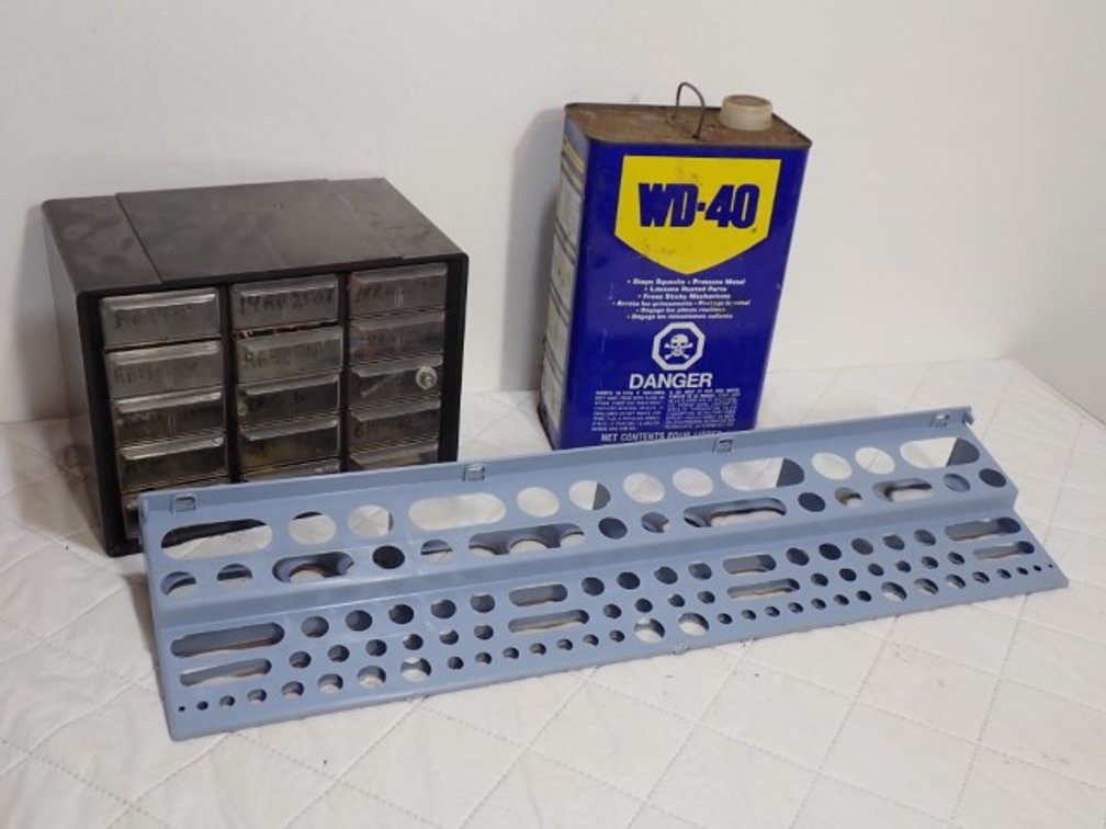 15 Drawer small parts organizer, WD 40