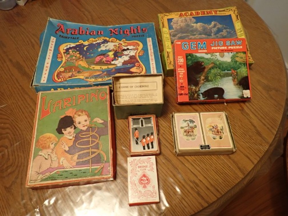 1920s to 1950s Board Games +