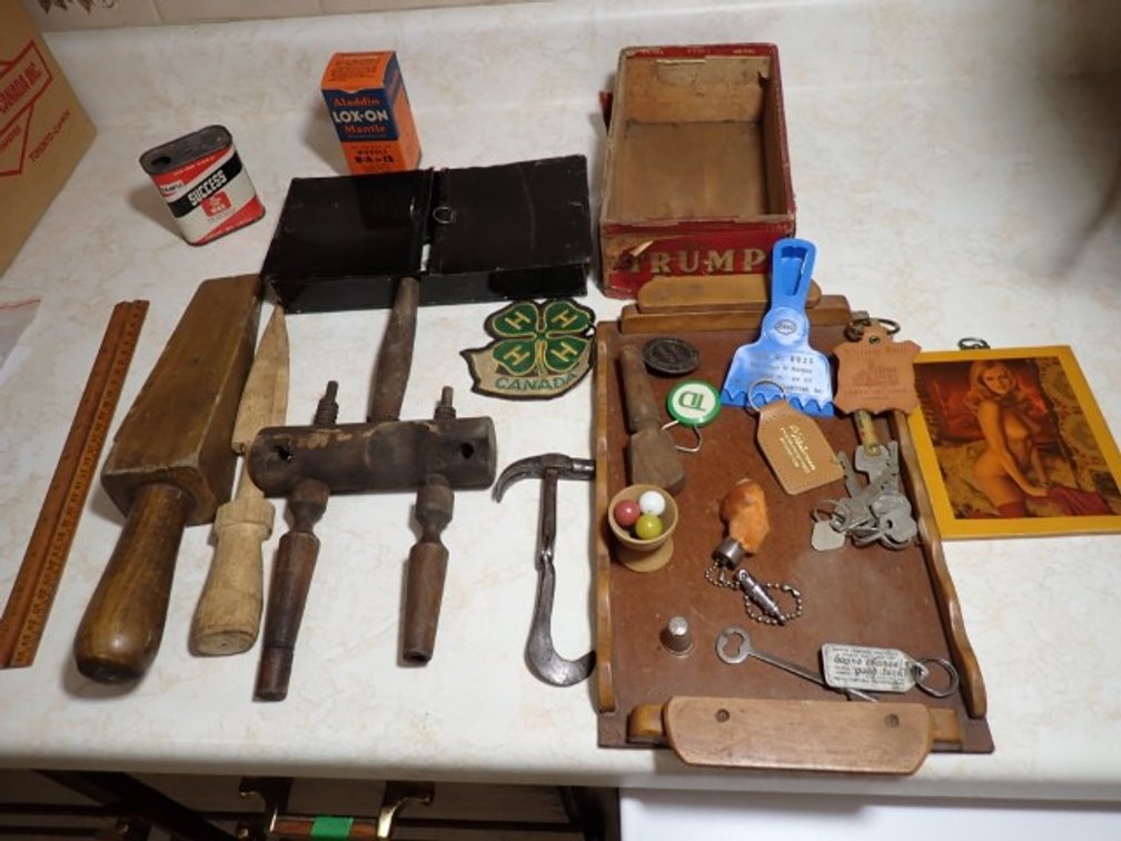 Vintage/Antique Miscellany, Tools & Decorative Objects