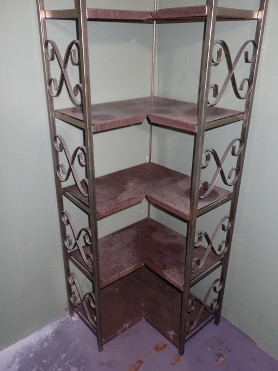 MCM Corner Shelving
