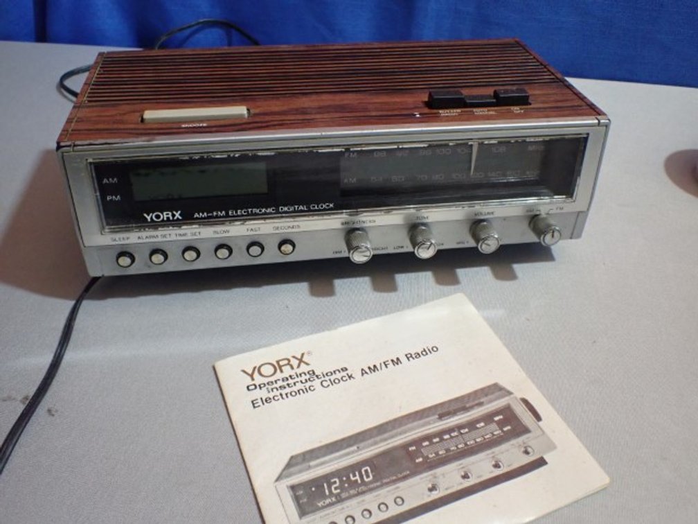 York Electric Alarm Clock