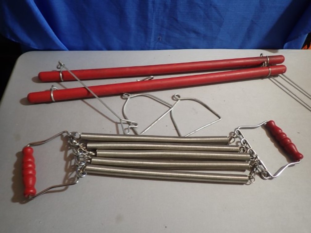 Vintage Spring Chest Expander and Multi Exercise Fitness Set