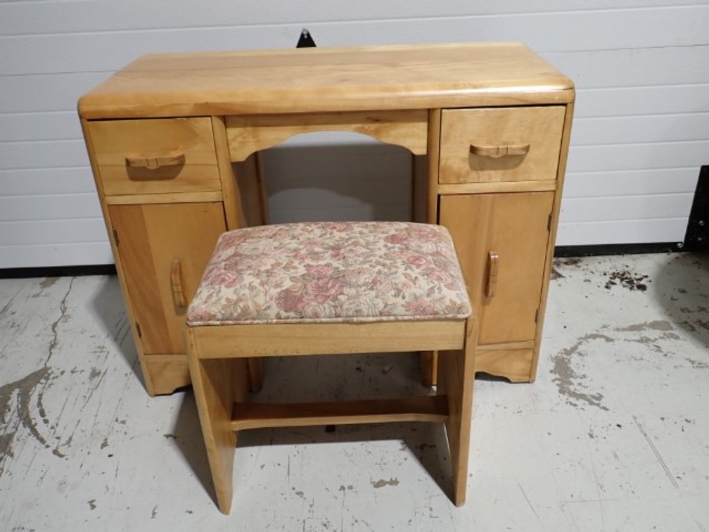 MCM Wood Desk Set