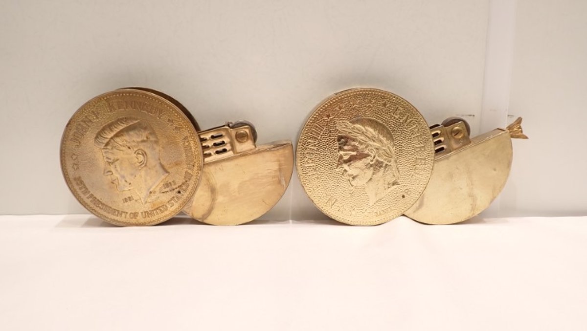 Coin Table Lighters
