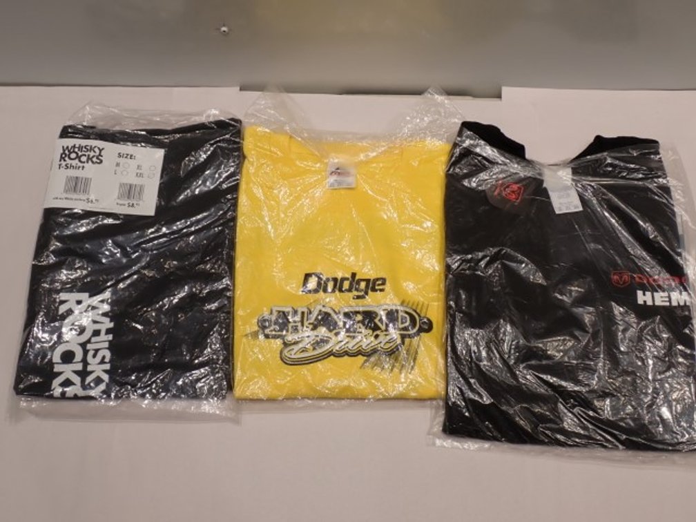 Dodge Challenger & Ram Hemi T-Shirts with Whisky Rocks T-Shirt - XXL