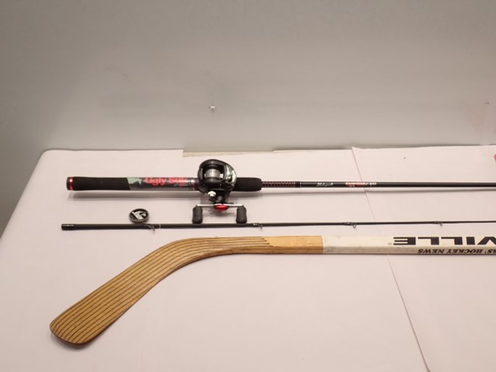 Ugly Stick Fishing Rod & Reel * Hockey Stick