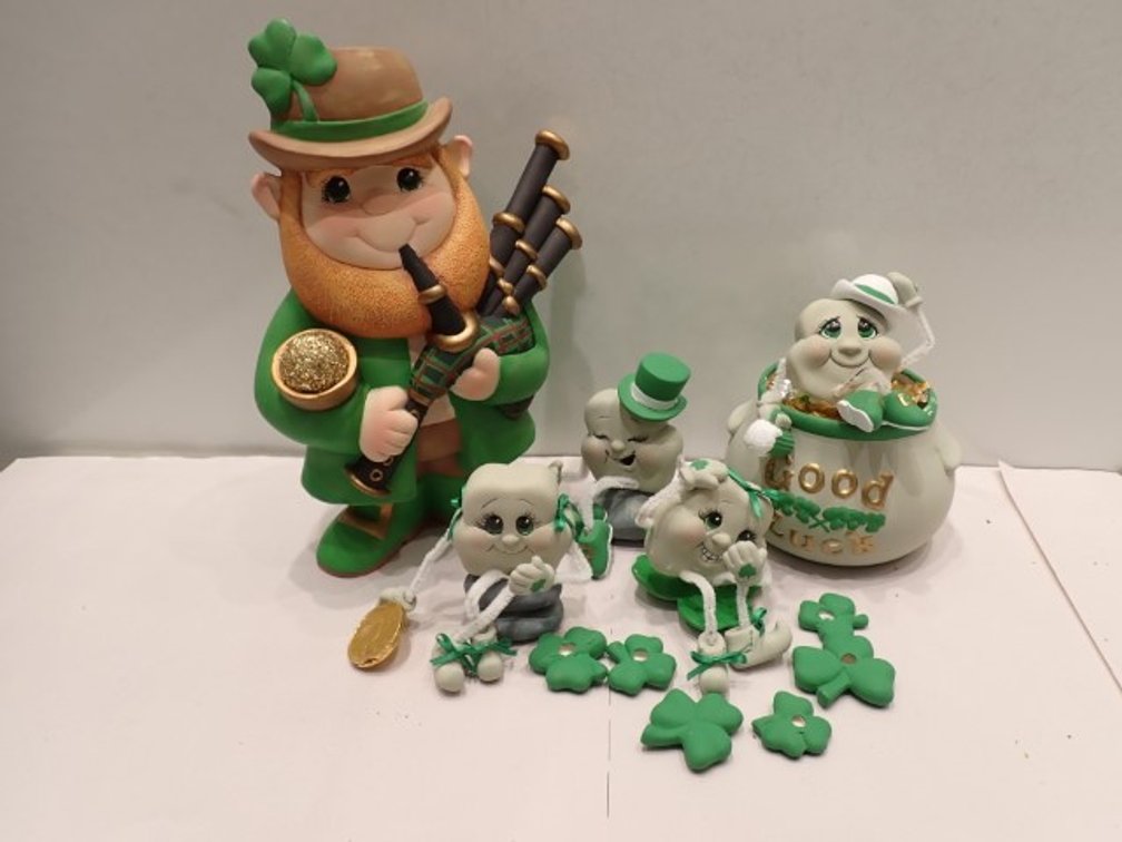 St Patrick's Day Figurines