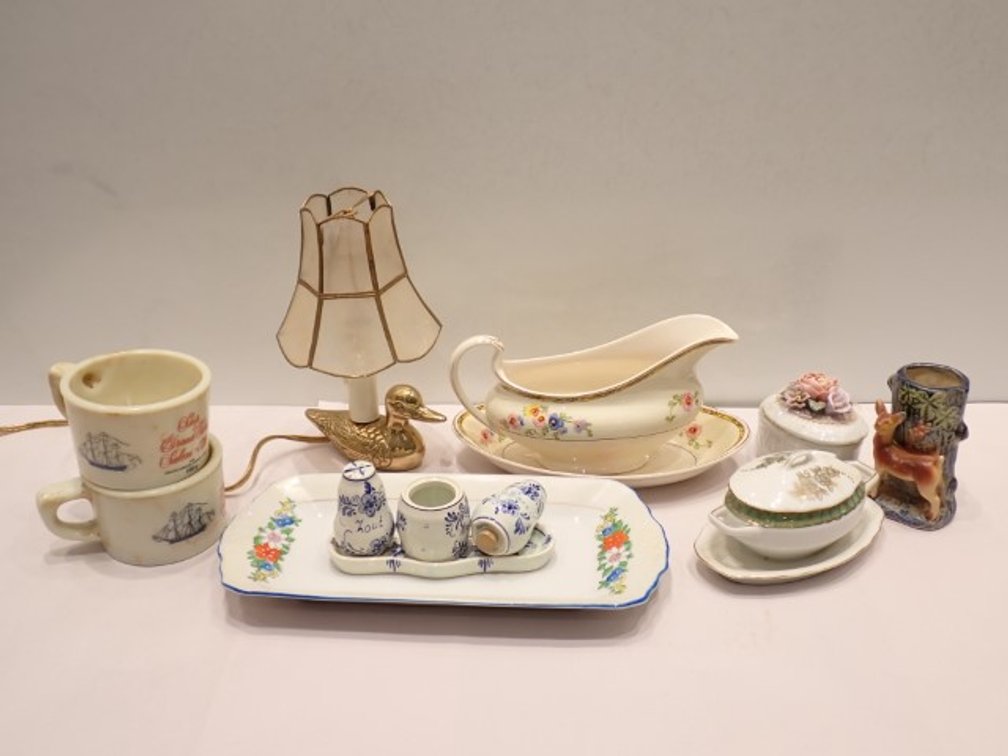 Assorted Collectables of China and Delft Blue of the Netherlands