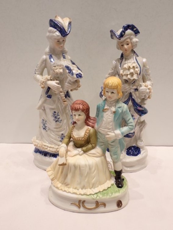 Victorian Style Porcelain Figurines