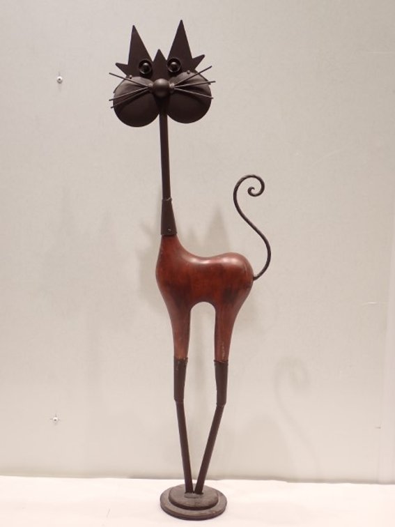 Whimsical Folk Art Cat