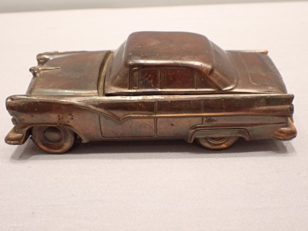 Vintage Metal late 1950's Ford Thunderbird Table Lighter