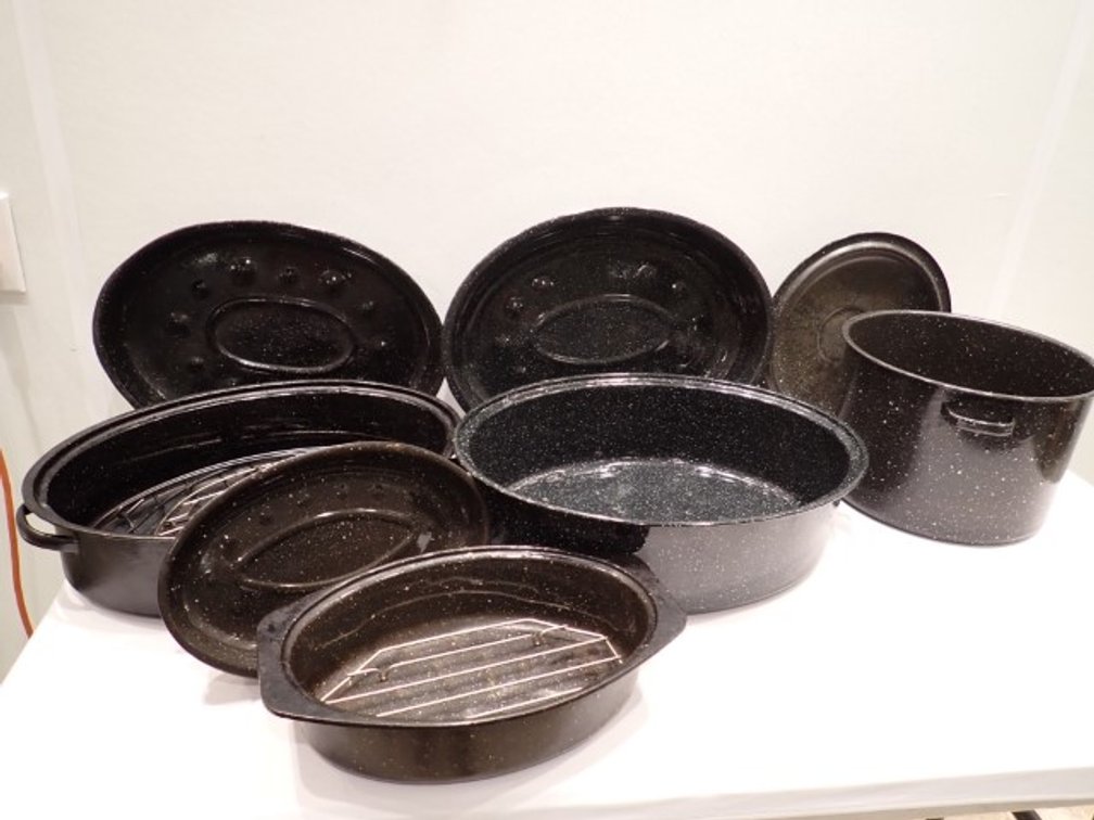 Black-Speckled Enamelware