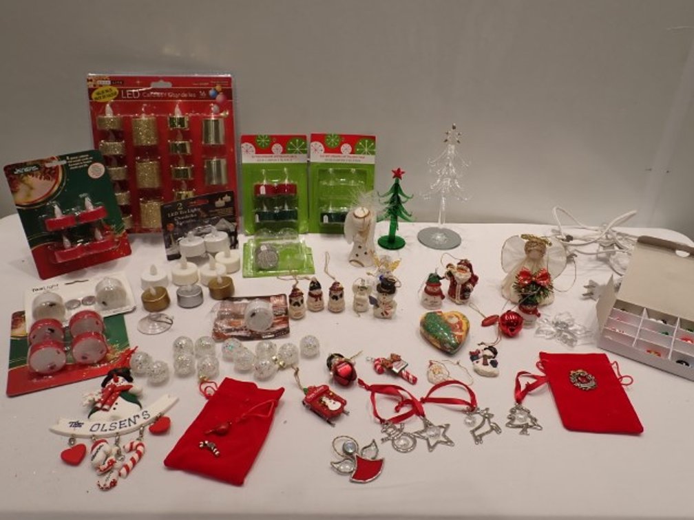 Variety of Christmas Tree Decorations