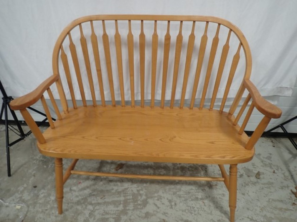 Windsor Style Settee Bench