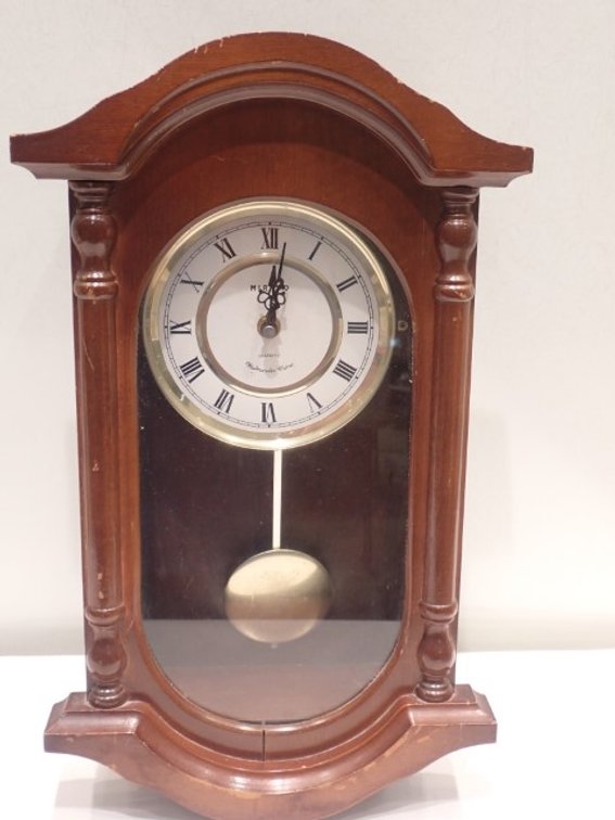 Mirado Wooden Quartz Pendulum Wall Clock