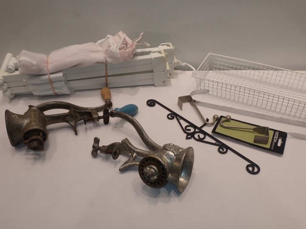 Meat Grinders and Various Items