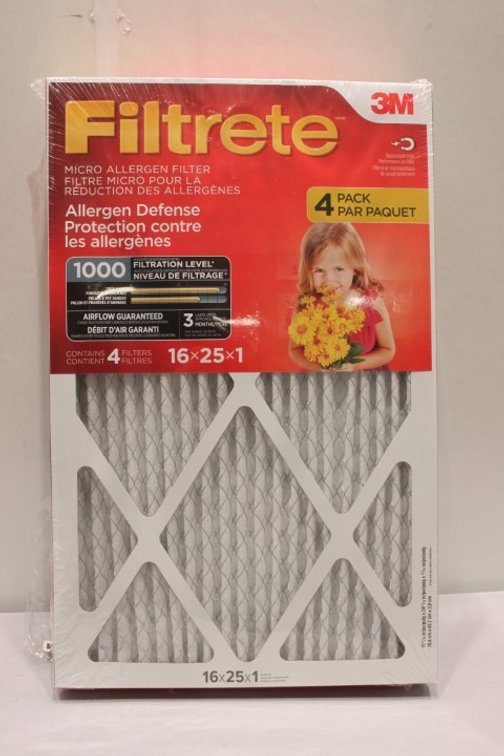 Filtrete Allergen Defense Furnace Filters 16x25x1 – 4 Pack