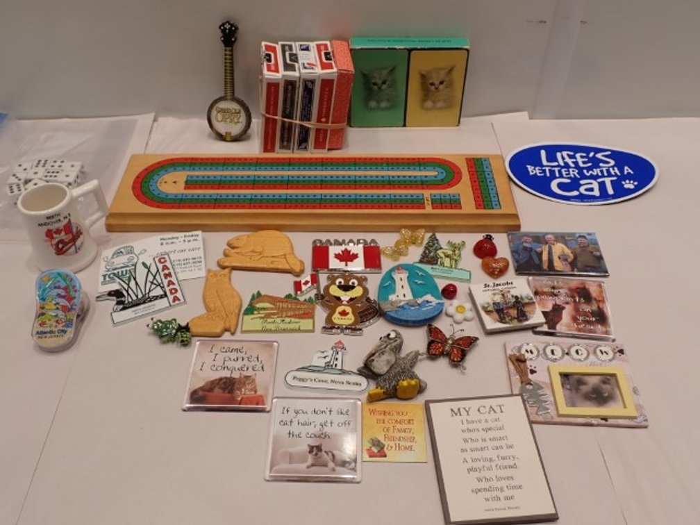 Cribbage Board, Fridge Magnets & More