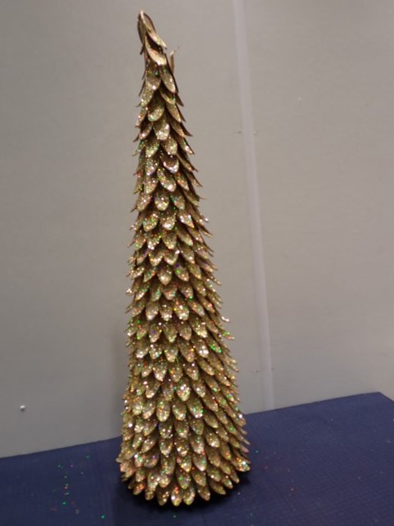 Gold Leaf Christmas Tree